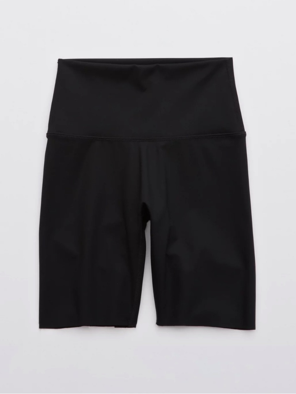 aerie Black High-Rise Bike Shorts